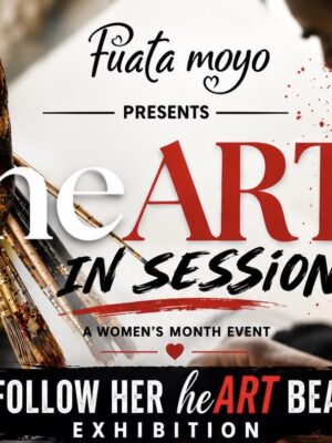 Follow Her heART Beat - heART in Session women's month event banner